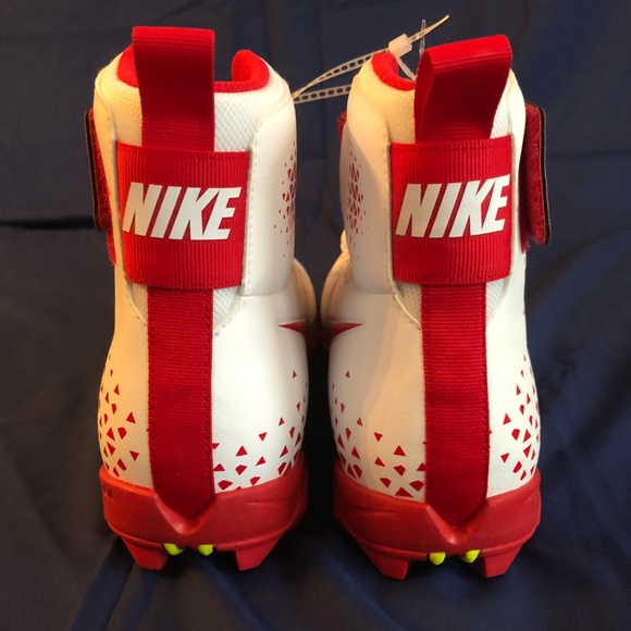 Nike Red/White Mens Football Cleats Size 11 - Picture 4 of 4
